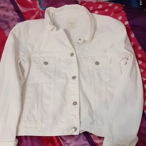 White Jean jacket